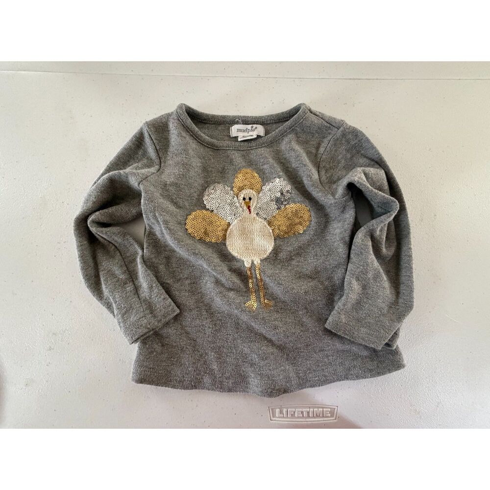 Mudpie Turkey Shirt 12-18 months